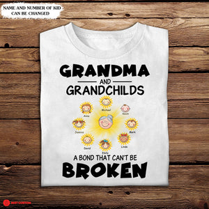 Grandma And Grandchild A That Can't Be Broken - Personalized Apparel - Gift For Grandma
