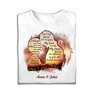 I Miss Your Smile Personalized Shirt - Memorial