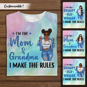 Make The Rules Personalized 3D All Over Print Shirt Gift For Mom, Grandma
