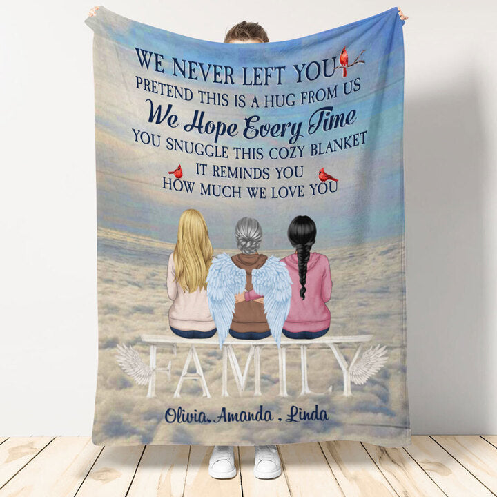I Am Always With You Personalized Blanket Memorial Gift Remembrance Gift For Family banner-blanker-america-family-gg_720.jpg?v=1663991929