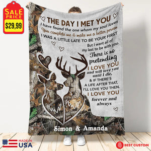 Best Valentine Gift For Girlfriend, Deer Camo The Day I Met You Personalized Blanket - Gift For Couple banner-blanket---deer-camo-fb_d22be36c-286a-47d9-9f65-275b0f029ffa.jpg?v=1664597928