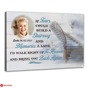 Bring You Back Again Custom Photo Canvas Memorial