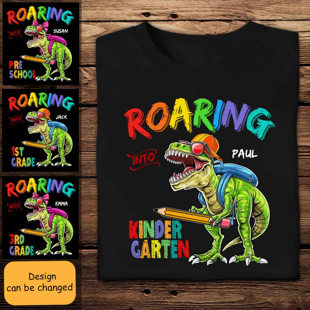 Back To School, T-Rex Roaring