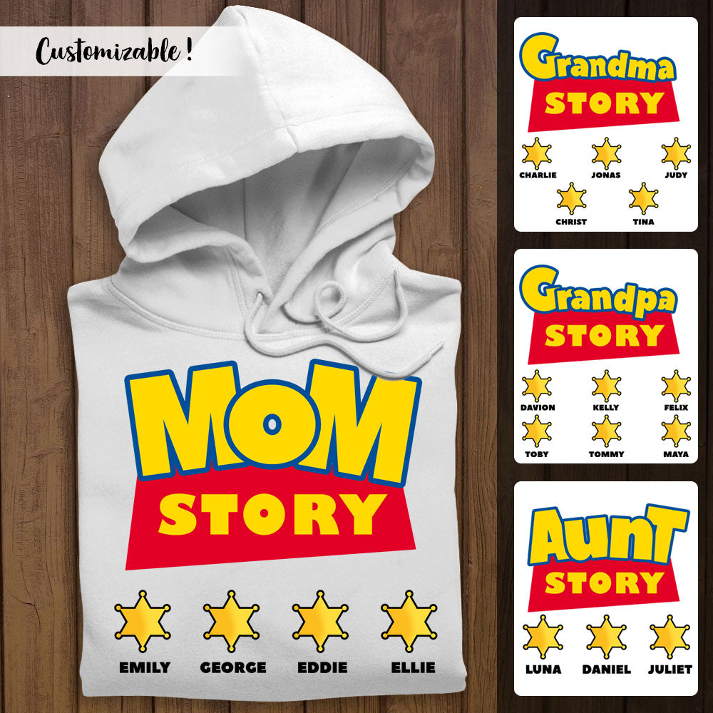Mom Story - Personalized Apparel - Gift For Mom