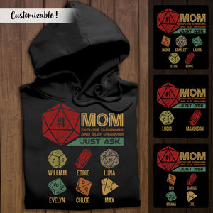 D&D Mom Just Ask - Personalized Apparel - Gift For Mom