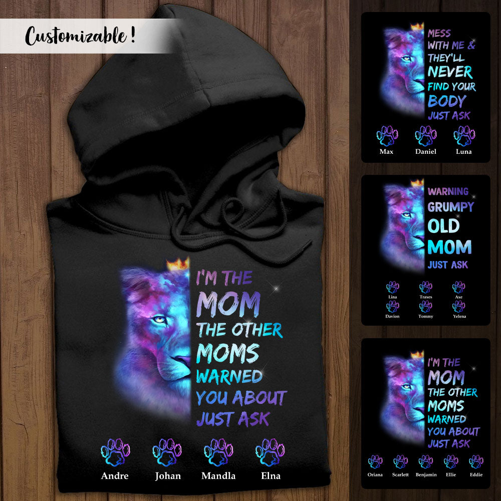 Lion Mom Mess With Me - Personalized Apparel - Gift For Mom