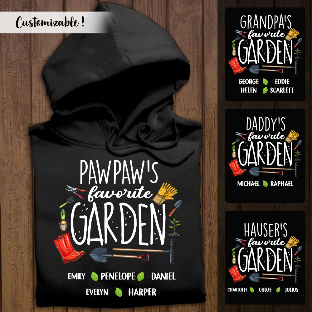 Pawpaw's Favorite Garden - Personalized Apparel - Gardening