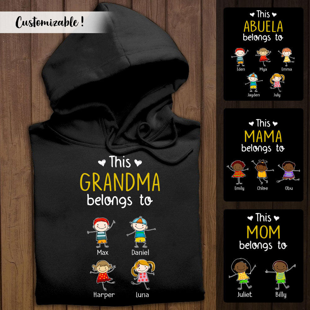 This Mom Belongs To Kids - Personalized Apparel - Gift For Mom