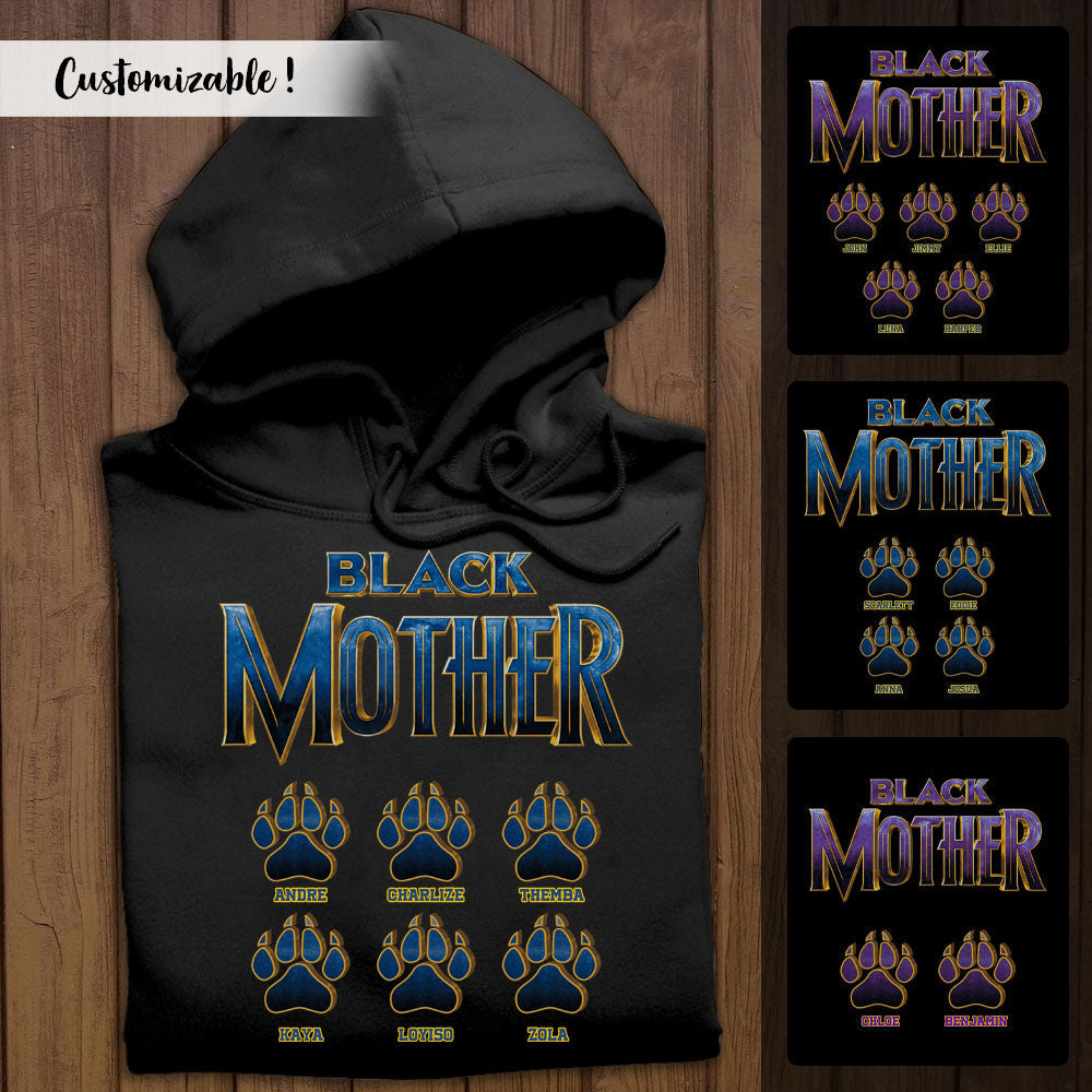Black Mother Panther Personalized Apparel Gift For Mom