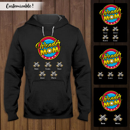 Wonder Mom Personalized Apparel Gift For Mom