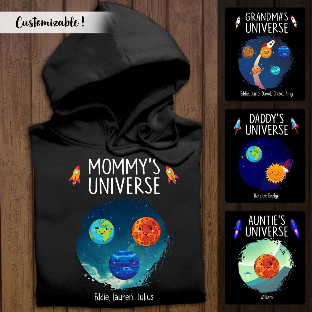 Mommy's Universe Custom Name - Personalized Apparel - Gift For Mom
