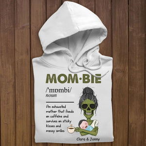 Mombie Exhausted Mom - Personalized Apparel - Gift For Mom