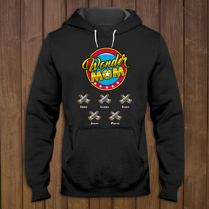 Wonder Mom Personalized Apparel Gift For Mom
