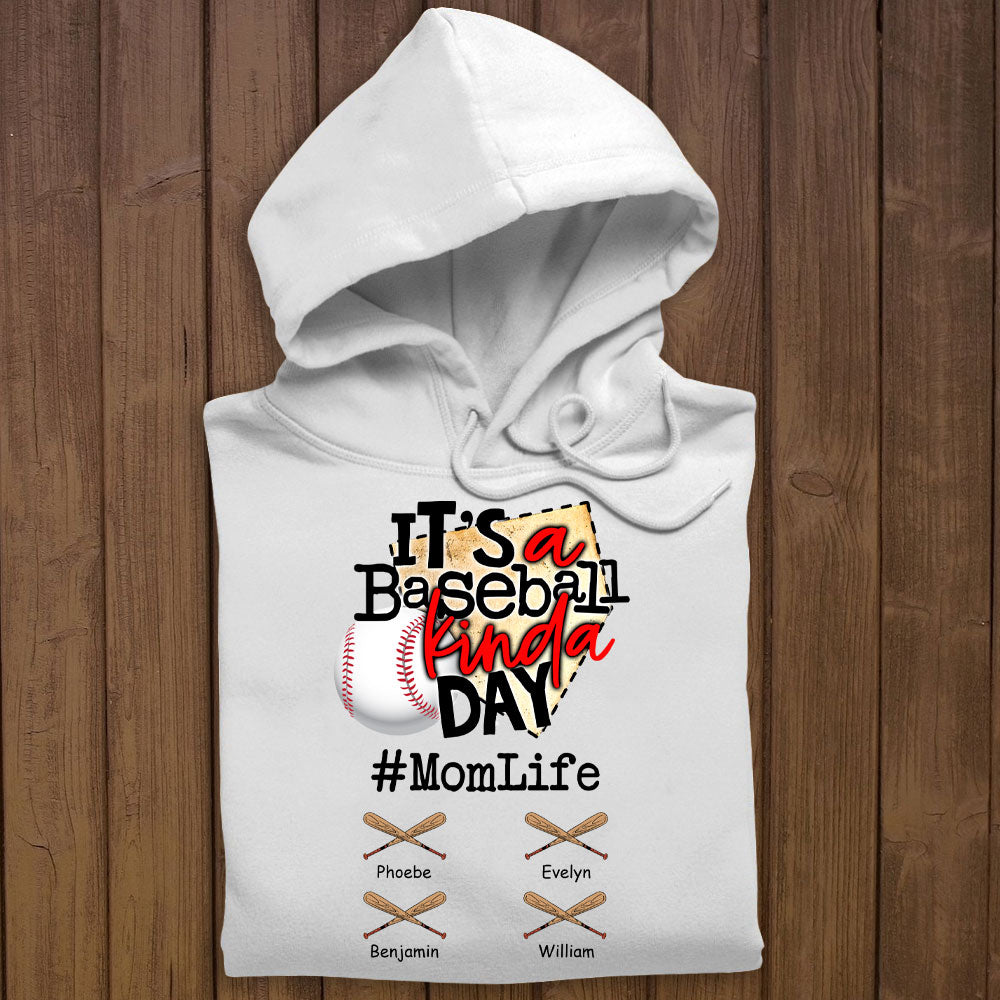 Mom Life It's A Baseball Kinda Day - Personalized Apparel - Gift For Mom