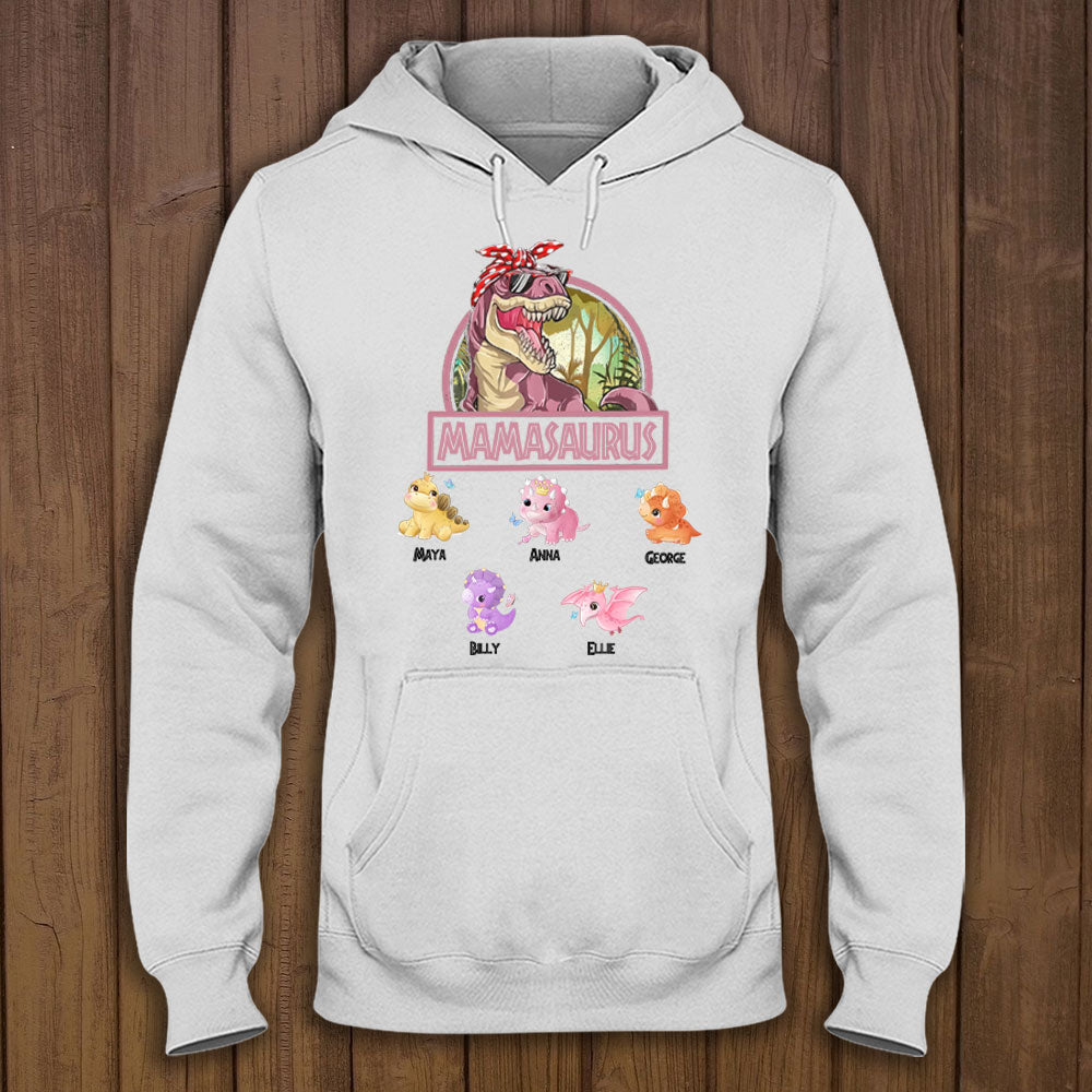 Mamasaurus Dinosaur Personalized Apparel Gift For Mom