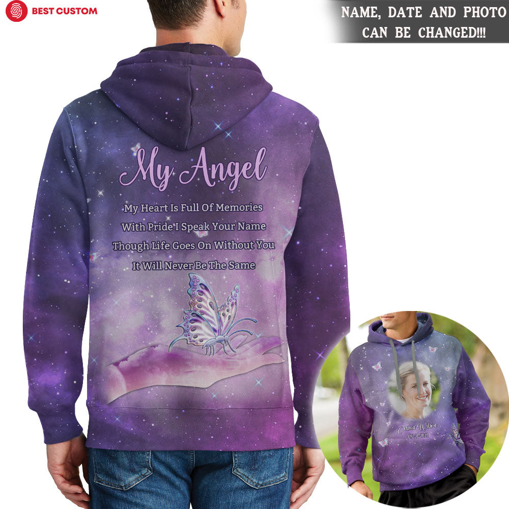 My Heart Is Full Of Memories Personalized 3D All Over Print Shirt Memorial
