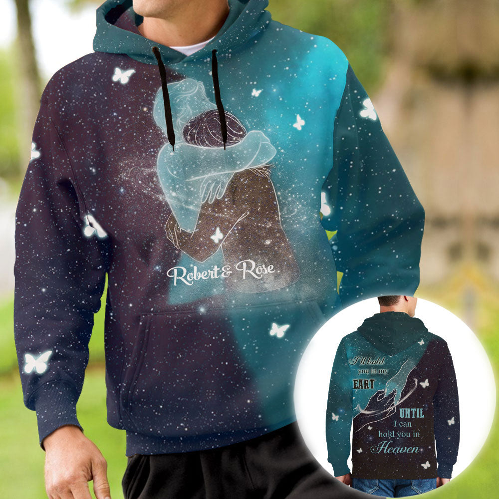 I'll Hold You In My Heart Personalized 3D All Over Print Shirt Memorial