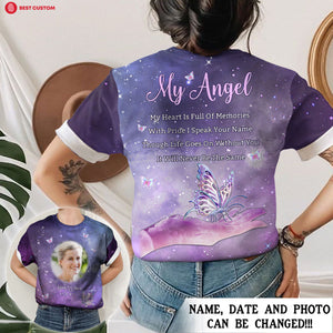 My Heart Is Full Of Memories Personalized 3D All Over Print Shirt Memorial