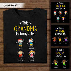 This Mom Belongs To Kids - Personalized Shirt - Gift For Mom