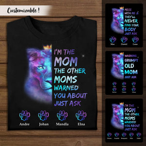 Lion Mom Mess With Me - Personalized Apparel - Gift For Mom
