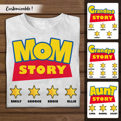 Mom Story - Personalized Apparel - Gift For Mom
