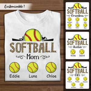 Baseball Mama Custom Name Shirt Gift For Mom