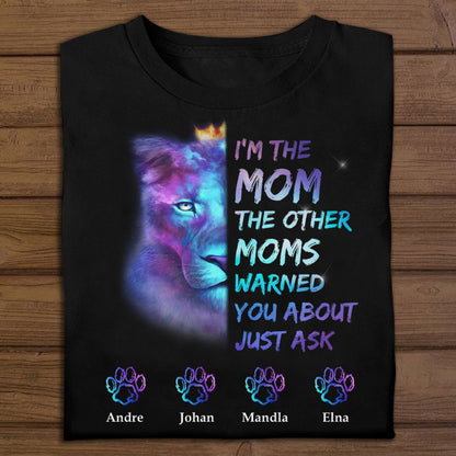 Lion Mom Mess With Me - Personalized Apparel - Gift For Mom