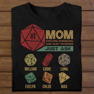 D&D Mom Just Ask - Personalized Apparel - Gift For Mom