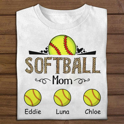 Baseball Mama Custom Name Apparel Gift For Mom