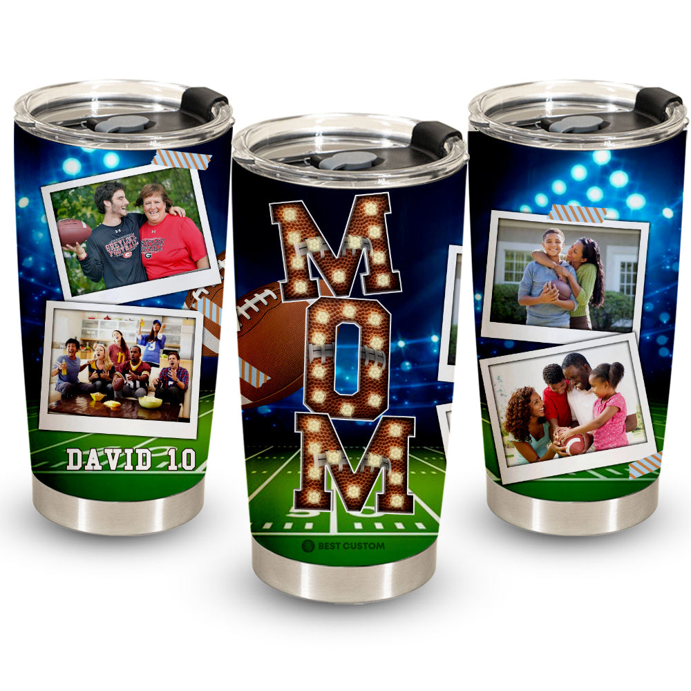 Sport Mom Light - Personalized Photo Tumbler - Gift For Sport Lover