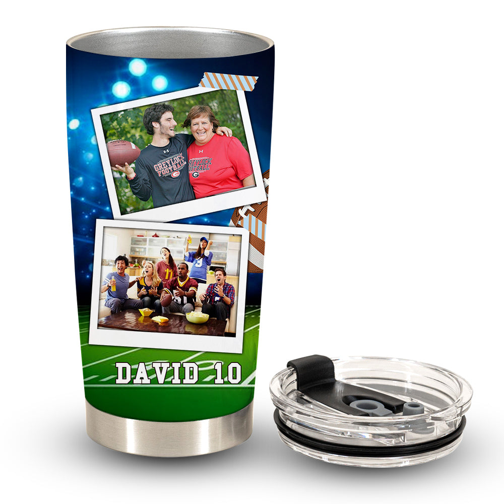 Sport Mom Light - Personalized Photo Tumbler - Gift For Sport Lover