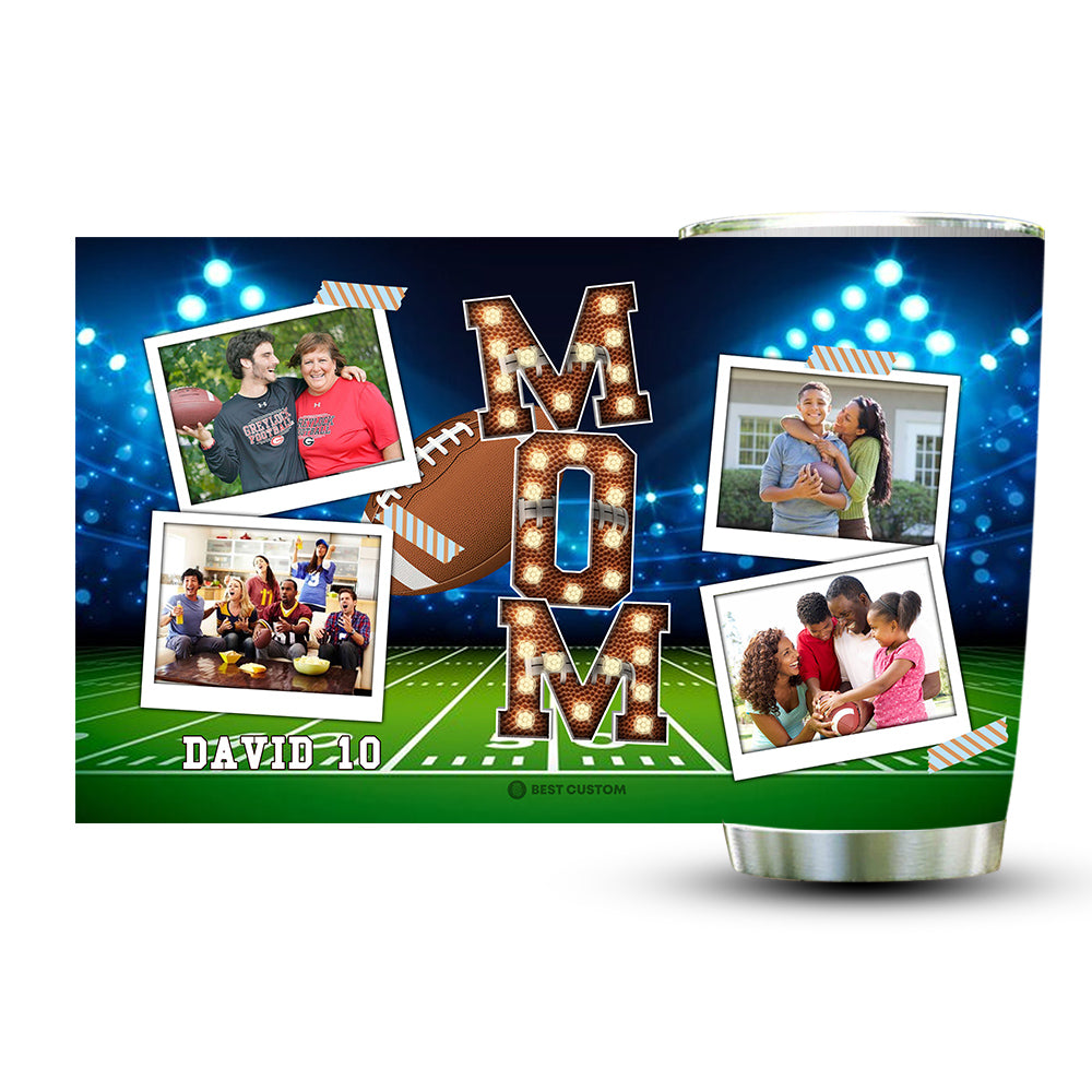 Sport Mom Light - Personalized Photo Tumbler - Gift For Sport Lover