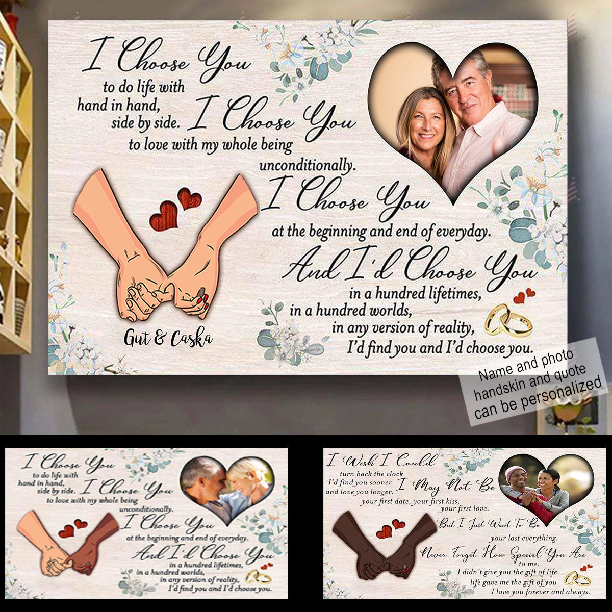 Hand In Hand I Choose You - Personalized Photo Poster & Canvas - Gift For Couple banner1_6ba87681-ea48-4df0-a1f7-fd93e4f52492.jpg?v=1644918632