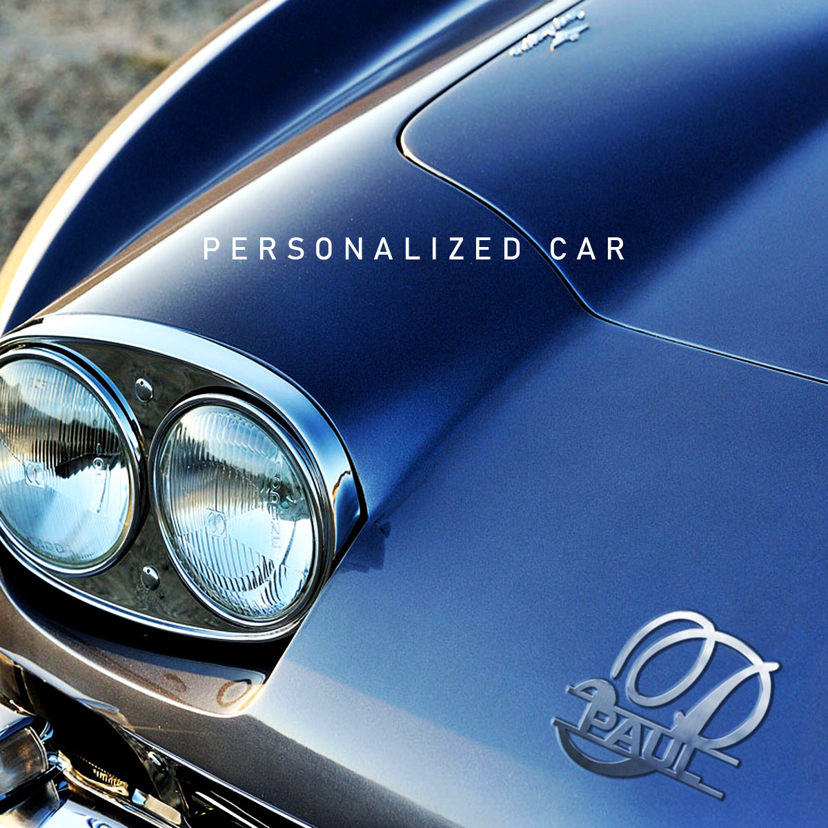 Initial Custom Name Personalized Custom Shape Emblem