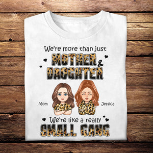 Small Gang Leopard Realistic Mother And Daughter - Personalized Apprael - Mother's Day, Gift For Mother