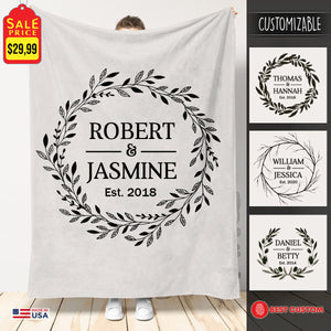 Wreath Couple Anniversary Gift Personalized Blanket Gift For Couple banner1_3a44be3a-71bc-4f49-8a35-7b586f3467e9.jpg?v=1662452252