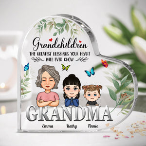 The Greatest Blessings - Personalized Heart Shaped Acrylic Plaque - Birthday Gift For Grandma, Mom banner1_e94dad70-4654-41bf-850e-cd2c3f8ff13a.jpg?v=1677574934