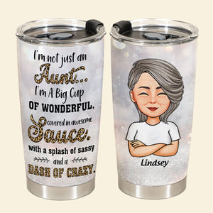 I'm Not Just An Aunt - Personalized Tumbler - Gift For Aunts, Birthday Gift banner1_658dd666-1171-4ff4-a08f-06414aabf7a1.jpg?v=1679995618
