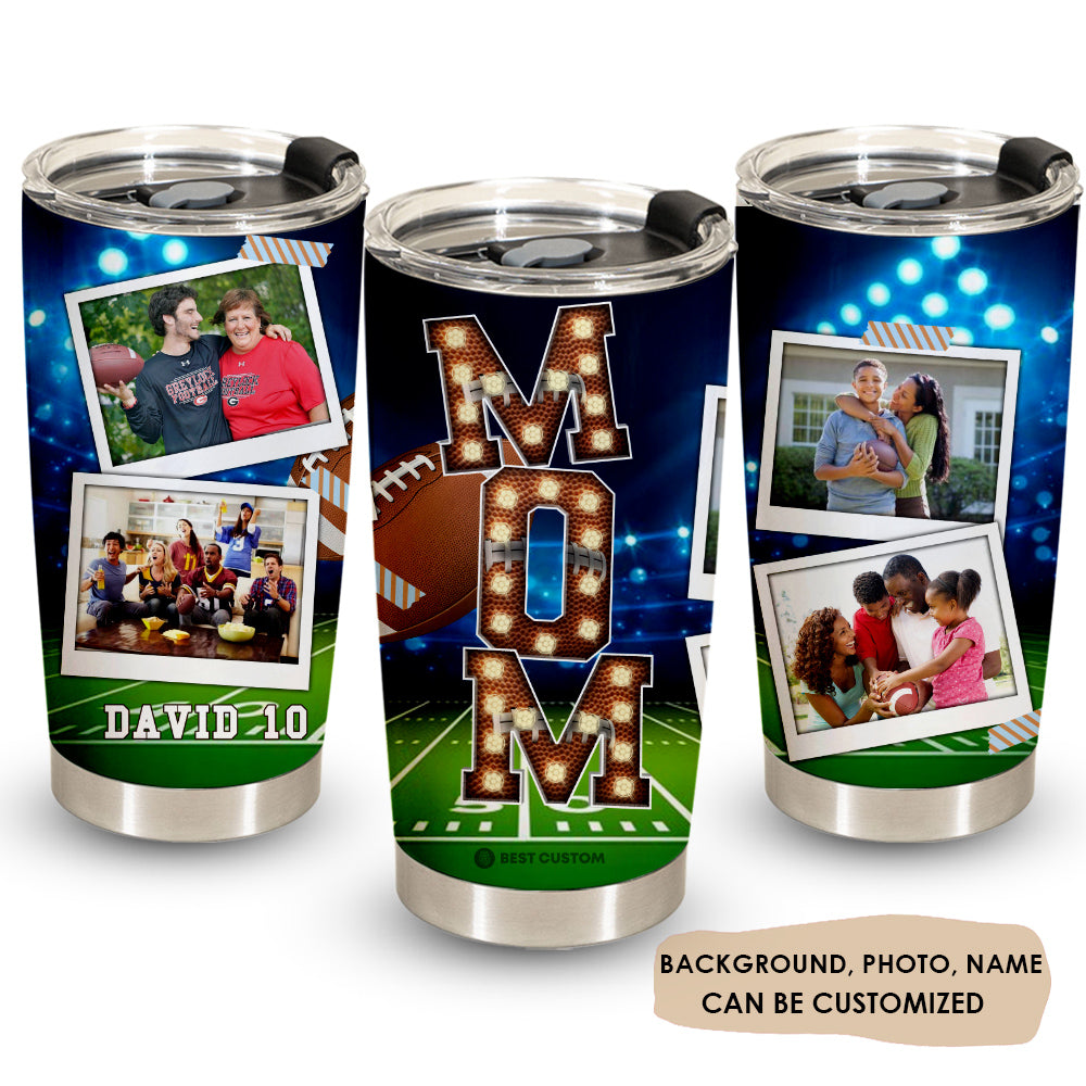 Sport Mom Light - Personalized Photo Tumbler - Gift For Sport Lover