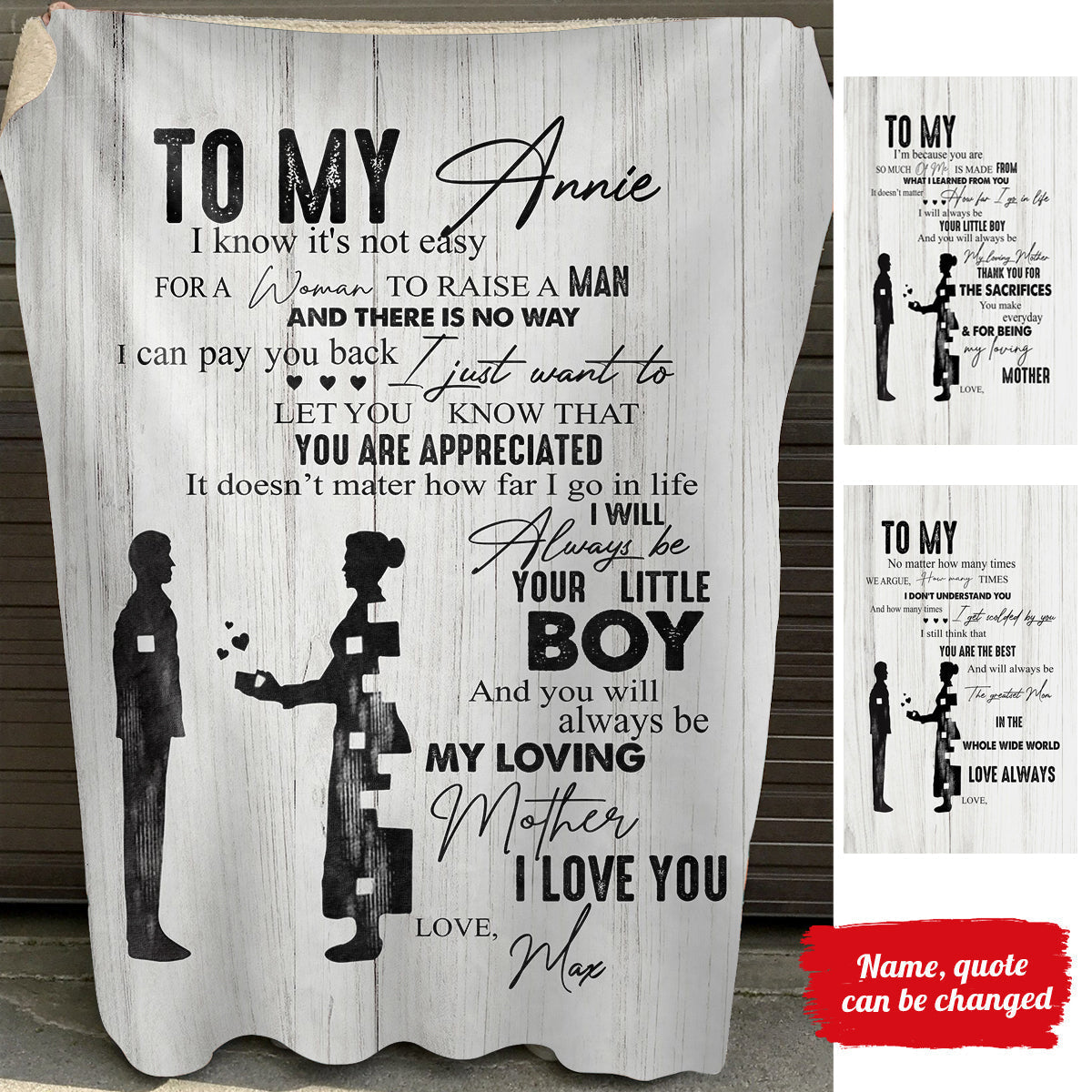 I Will Always Be Your Little Boy - Personalized Blanket - Gift For Mom banner1_9b9d907d-157f-4511-ae34-1ba175cab44c.jpg?v=1644998341