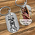 Drive Safely Handsome - Personalized Photo Stainless Steel Keychain - Gift For Husband