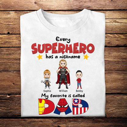 My Favorite Superhero Called Dad - Personalized Apparel - Gift For Father, Dad, Daddy, Loving Gift For Father's Day banner1_cbb0c257-9f30-49f8-9174-297c4178623f.jpg?v=1682870316