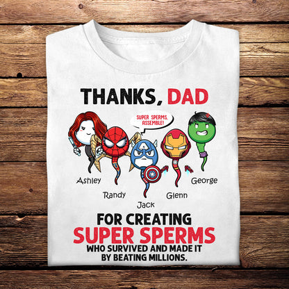 Thanks Dad Superheroes - Personalized Apparel - Gift For Father, Dad, Daddy, Father's Day banner1_d1f8106f-55d4-4a14-89f8-b067efb14dcd.jpg?v=1682495080