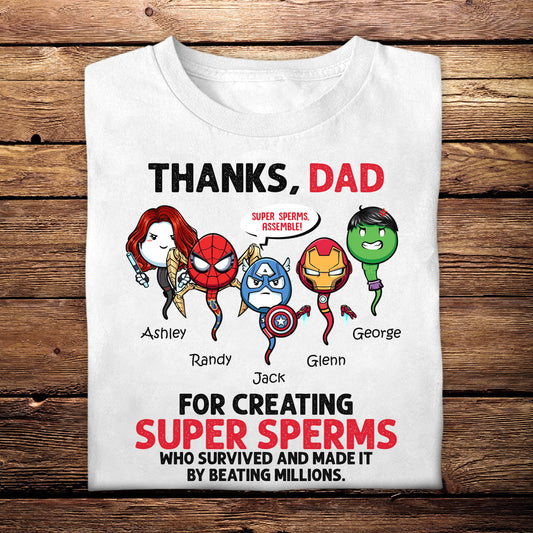 Thanks Dad Superheroes - Personalized Apparel - Gift For Father, Dad, Daddy, Father's Day banner1_d1f8106f-55d4-4a14-89f8-b067efb14dcd.jpg?v=1682495080