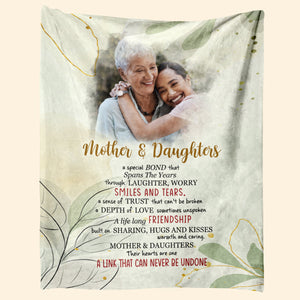 Mother And Daughter, A Life Long Friendship - Personalized Blanket - Mother's Day Gift For Mom, Mother, Mama banner1_d6d0bdec-9724-4b75-aefe-623b7221f04b.jpg?v=1677206673