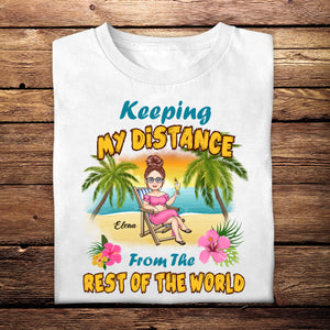 Keeping My Distance From The Rest Of The World - Personalized Apparel - Gift For Friends, Bestie banner1_23c7d9b6-046b-4c5a-a225-add18688a003.jpg?v=1689732677