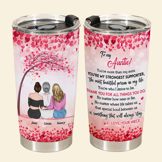 You're More Than My Aunt - Personalized Tumbler - Loving, Birthday, Gift For Auntie, Aunt banner1_4ed119f1-fa40-4b81-a352-b86b1a78ccff.jpg?v=1679995528