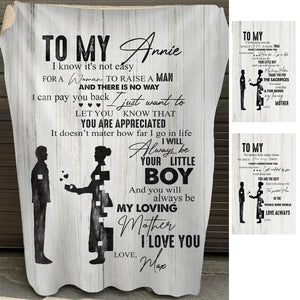 I Will Always Be Your Little Boy - Personalized Blanket - Gift For Mom banner2_3_4d20d55d-5bb8-4158-a3f7-1a0c2f16bae6.jpg?v=1644998341