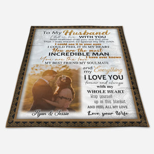 Best Valentine Gift For Husband, You Are The Most Incredible Man Upload Photo Blanket banner2_4aeff8b9-69ac-43ba-a2a2-09d795fbf9c7.jpg?v=1673512491