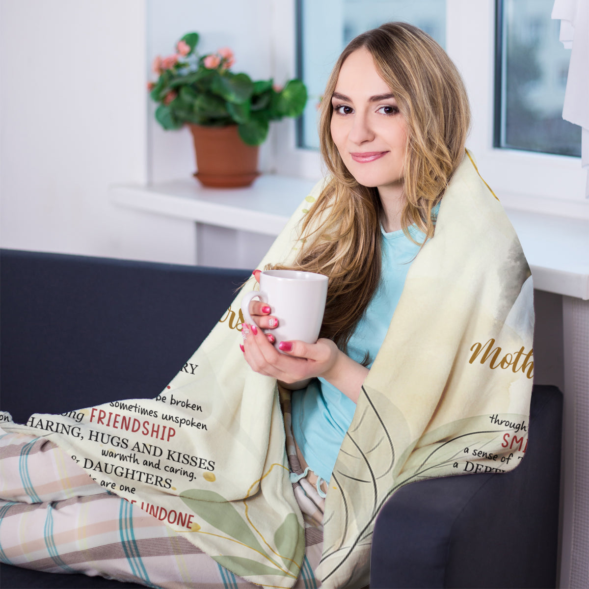 Mother And Daughter, A Life Long Friendship - Personalized Blanket - Mother's Day Gift For Mom, Mother, Mama banner2_f03e66ad-75d0-43bb-b571-bdffbec4e4f4.jpg?v=1677206673